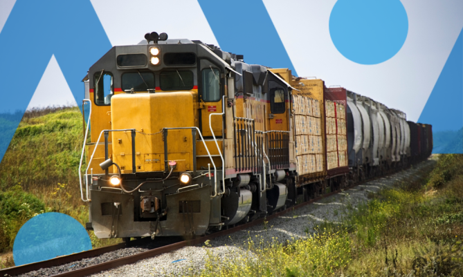 Ruggedized Dell™ PowerEdge™ XR12 server deployed for AI locomotive hazard detection.