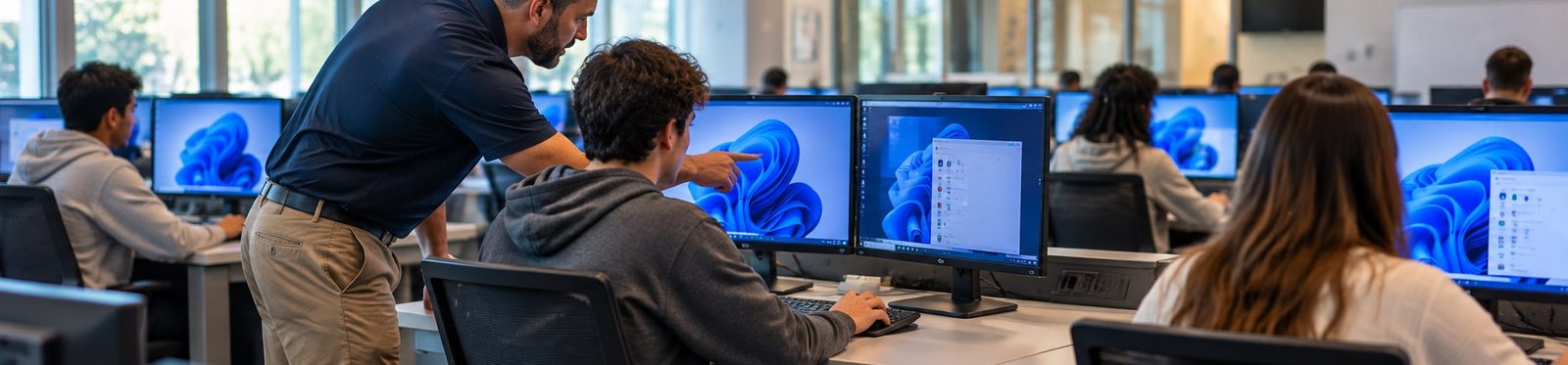 Illustrative image for the case study: University VDI Refresh and Data Center Upgrade with Zero Disruption (scene 2)